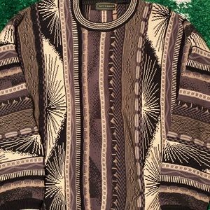 Vintage Coogi style knit sweater